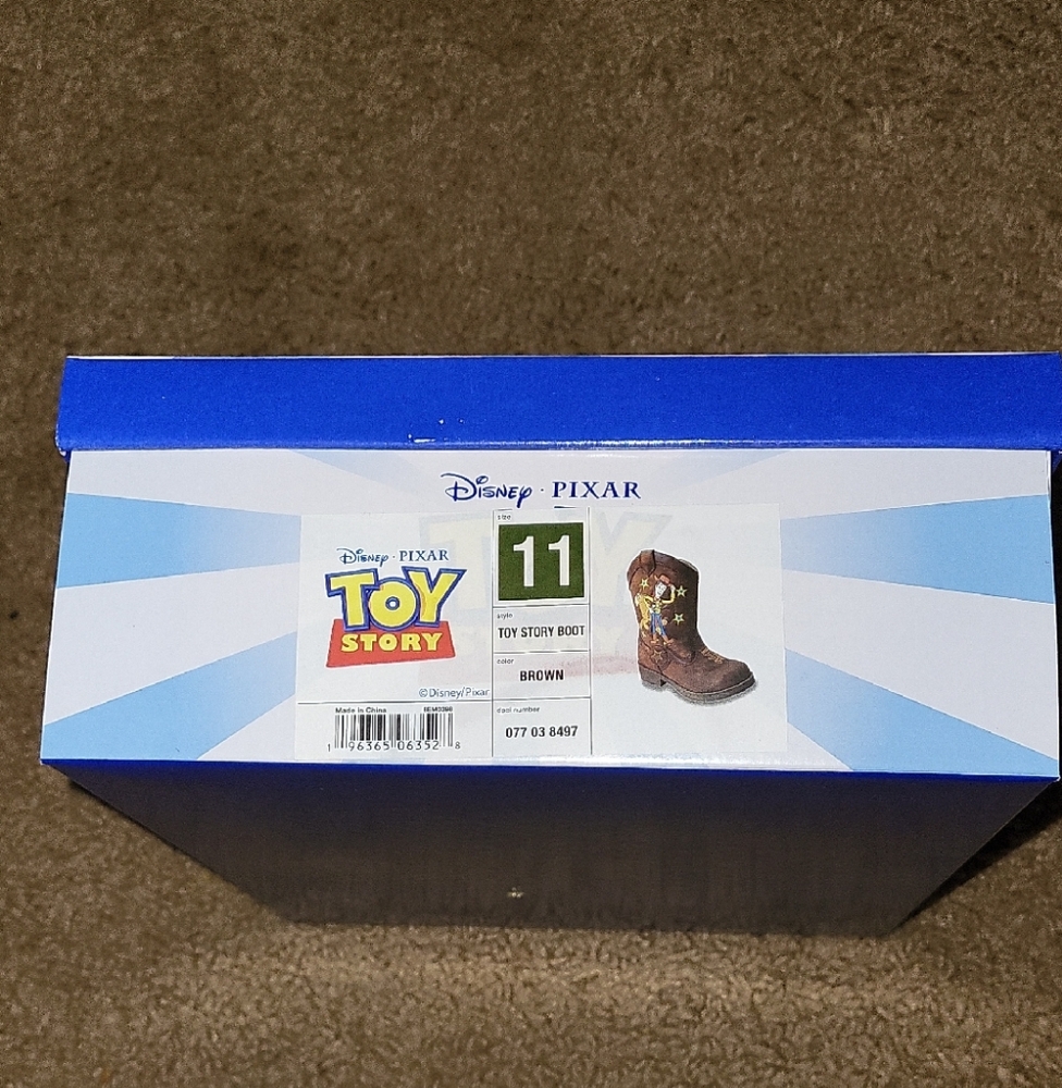 Kids Toy Story Cowboy Boots Woody Bullseye Western – NWT
